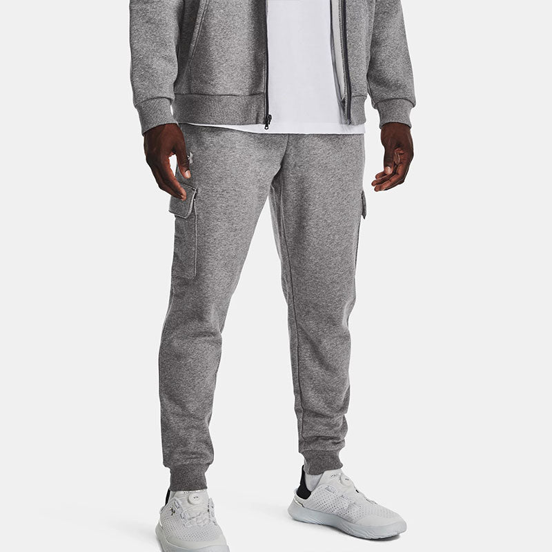 Under Armour Rival Fleece Cargo Joggers 'Grey' 1382134-026