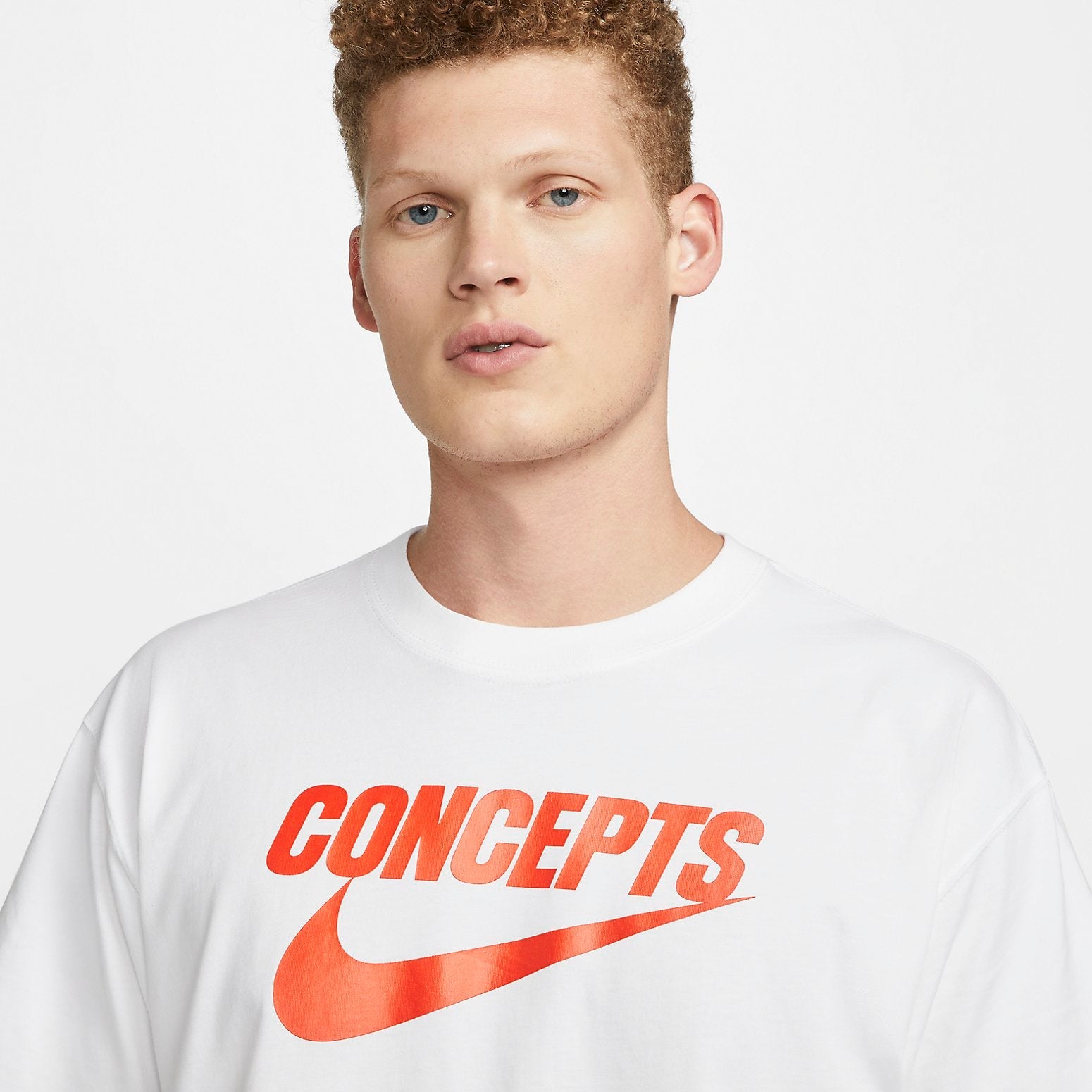 Nike SB x Concepts T-Shirt 'White Orange' DR0642-100