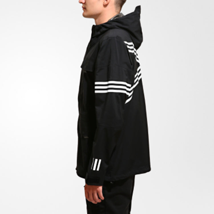 adidas originals x White Mountaineering Hooded Jacket Black BQ4063