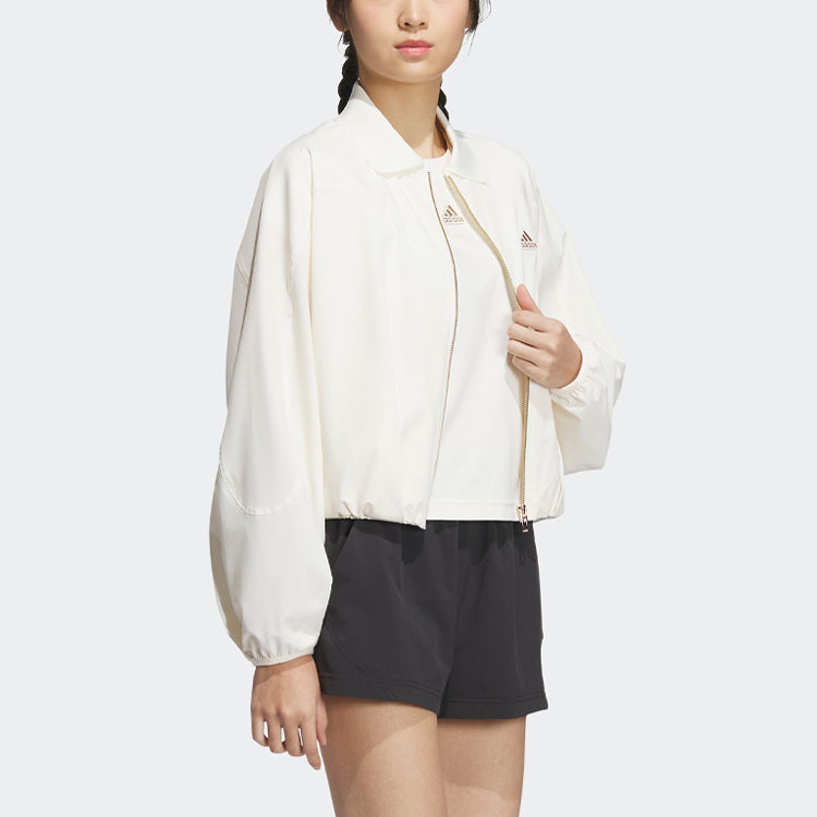(WMNS) adidas Future Of Tech Shirt Jackets 'white' HY2827