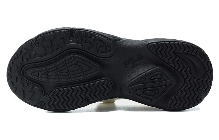 (WMNS) FILA FUSION Conch Sandals 'White Green Black' T12W321401FSH
