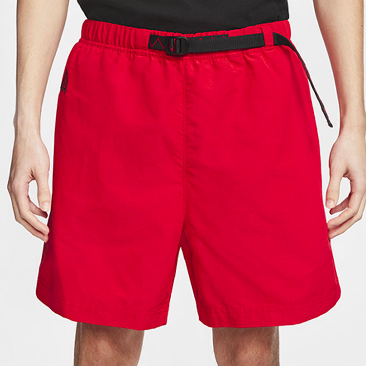 Nike Nrg Acg Cargo Short SS20 Adjustable Belt Shorts Large Red CU8892-657