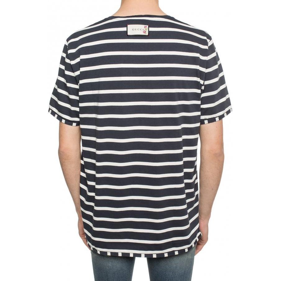 Gucci Striped T-Shirt 'Navy White' 574931-XJBA0-1180