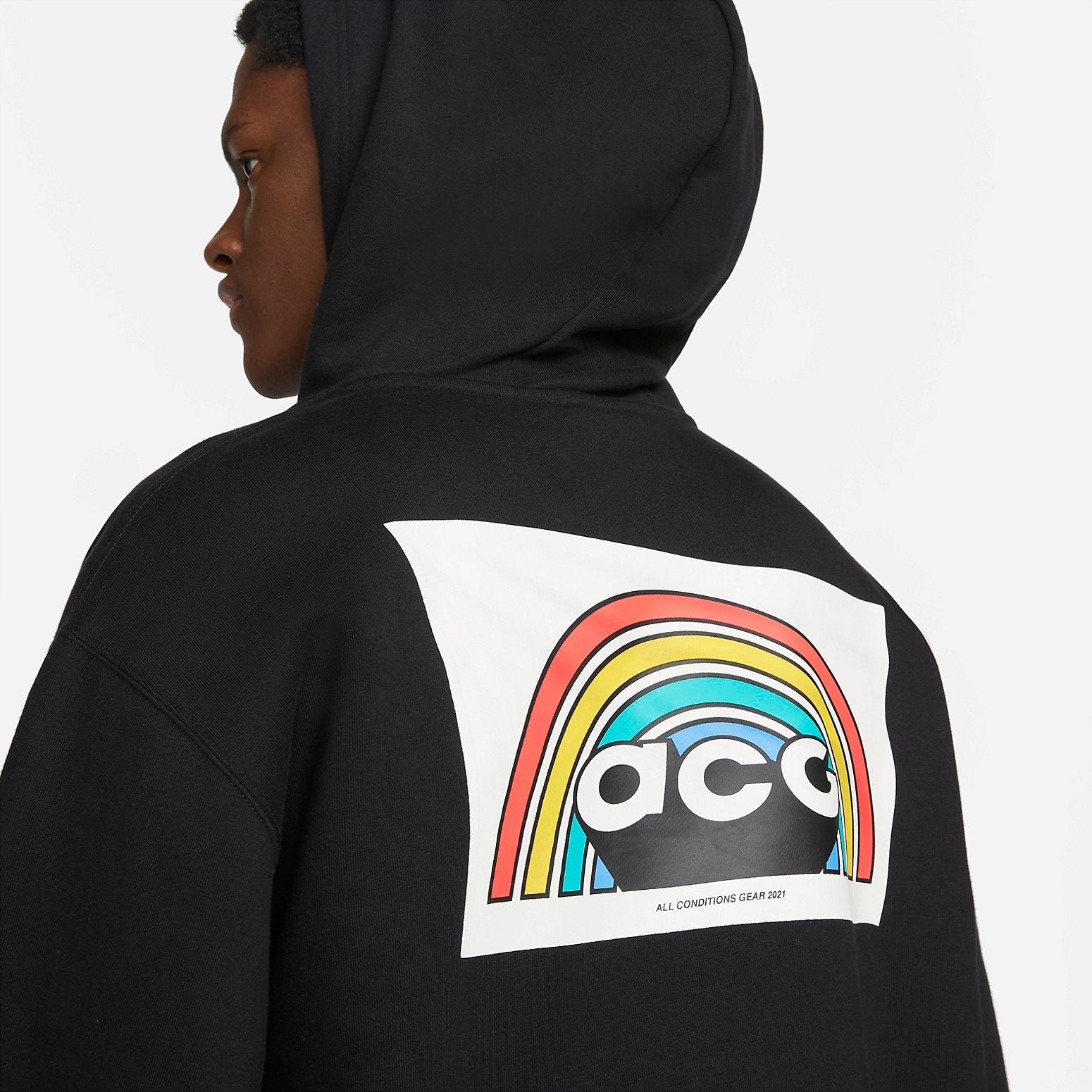 Nike ACG Graphic Popover Hoodie 'Black' DJ1293-010