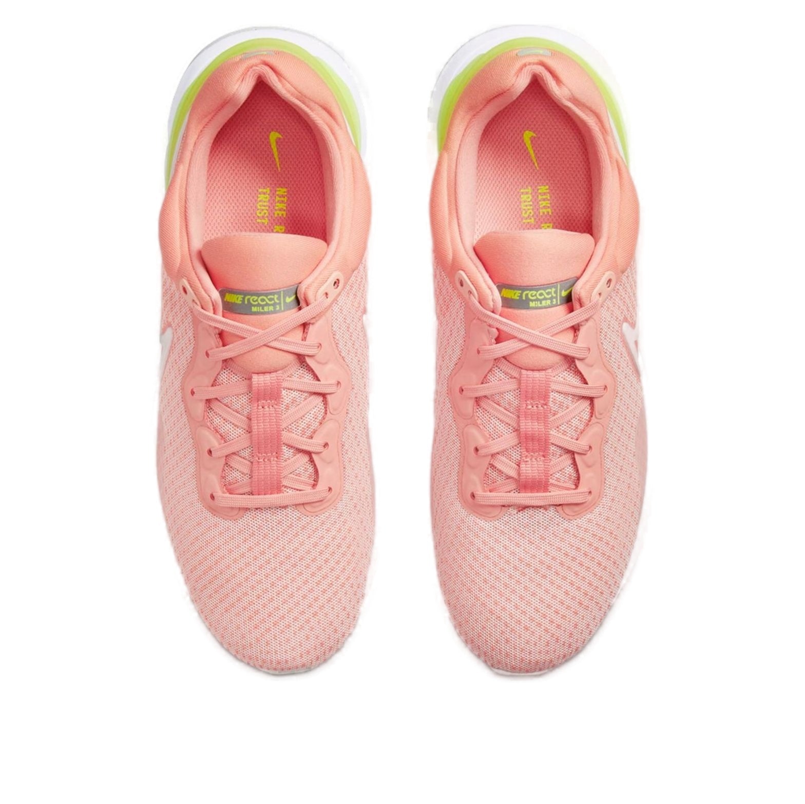 (WMNS) Nike React Miler 3 'Pink White Yellow' DD0491-800