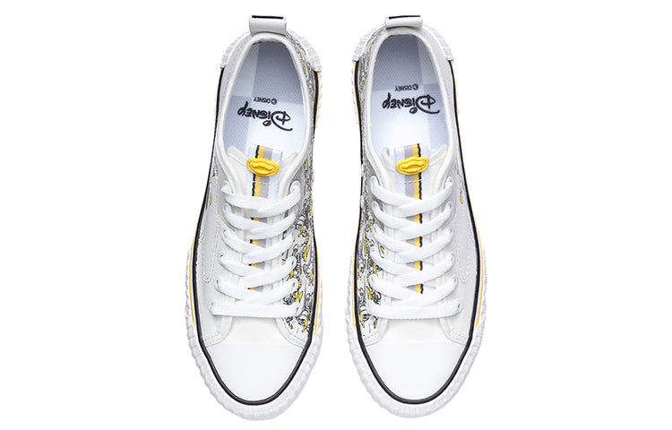 (WMNS) Li-Ning x Disney Skate Shoes 'White Black' AGCR178-3