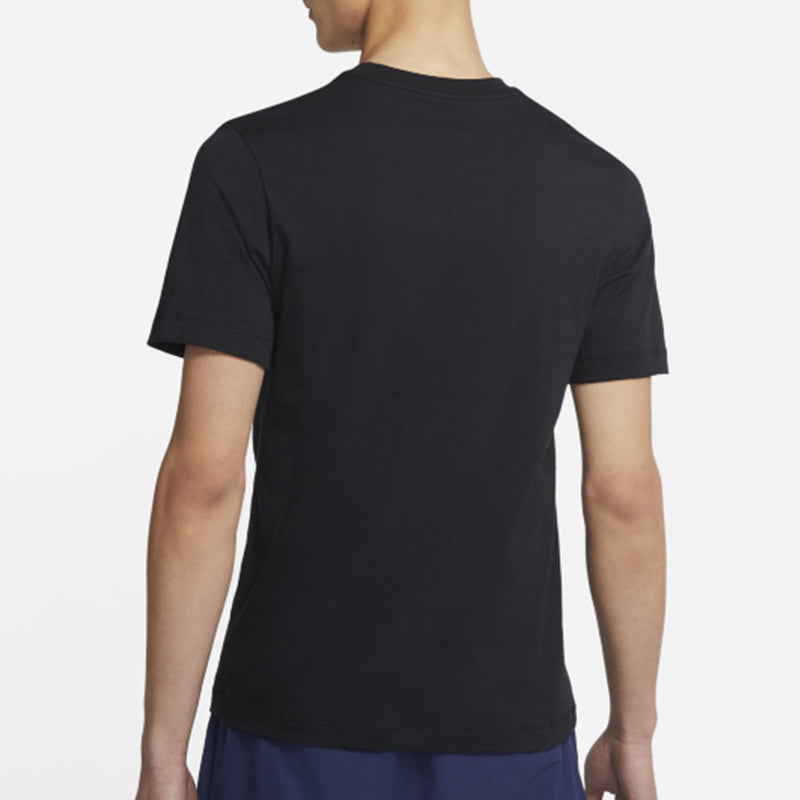 Nike Printing Sports Round Neck Short Sleeve Black DD1327-010
