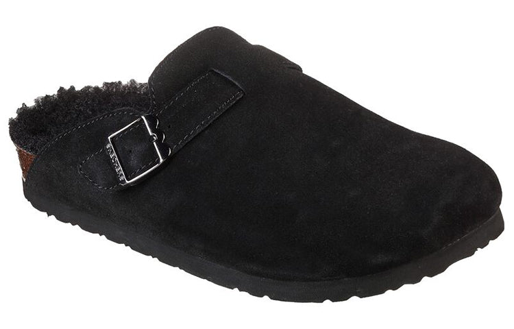 (WMNS) Skechers Relaxed Fit: Granola-Cozzyy 'Black' 163235-BLK