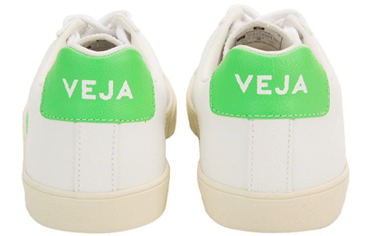 Veja Esplar Logo Chromefree 'White Neon Green' EO052571