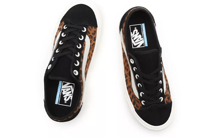 Vans Suede Leopard Style 36 Deconstructions SF Shoes Brown VN0A3MVL4Y5