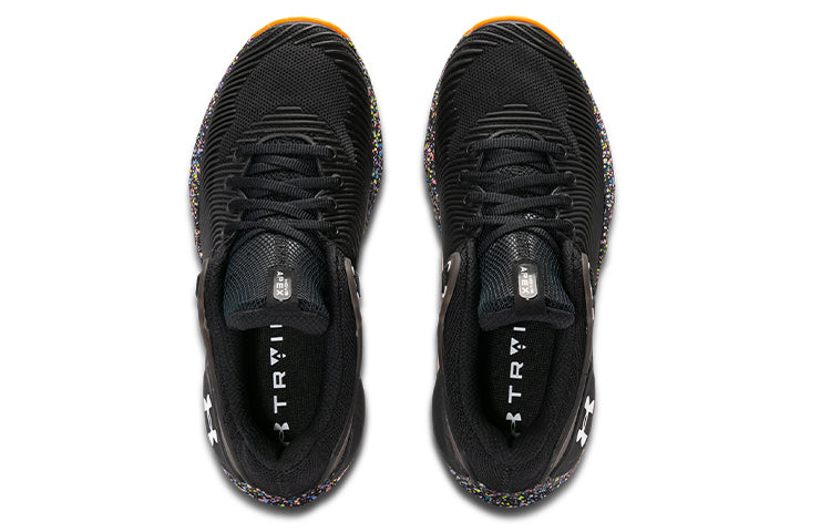 (WMNS) Under Armour Hovr Apex 2 Speckle Sports Shoes Black 3024558-001