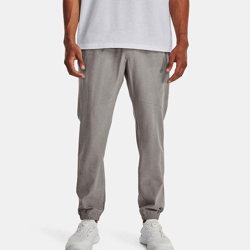 Under Armour Stretch Woven Printed Joggers 'Light Grey' 1379682-294