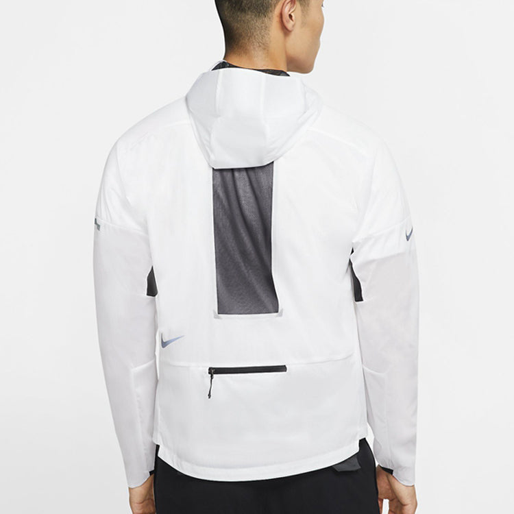 Men's Nike Tech Pack Running Logo White Jacket CT2382-100