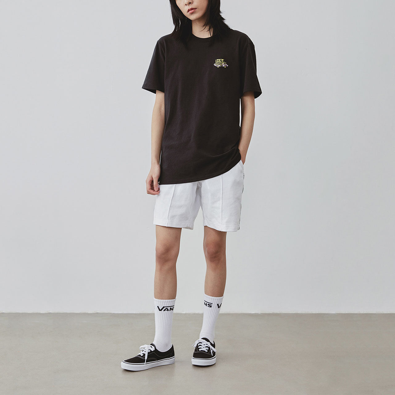 (WMNS) Vans Otw Short Sleeve Black VN0A4MNIBLK