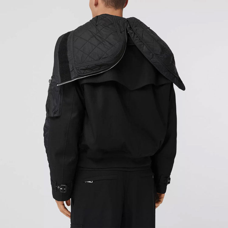 Burberry SS21 Detachable Jacket Male Black 80382801