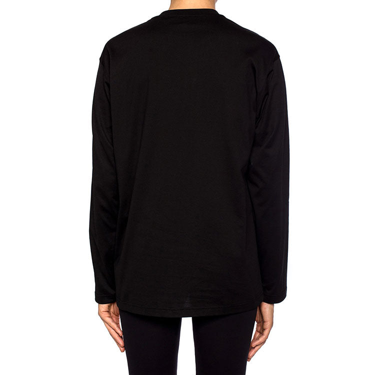 Burberry Detail Montage Prints Skeleton Long Sleeve Black 80162161
