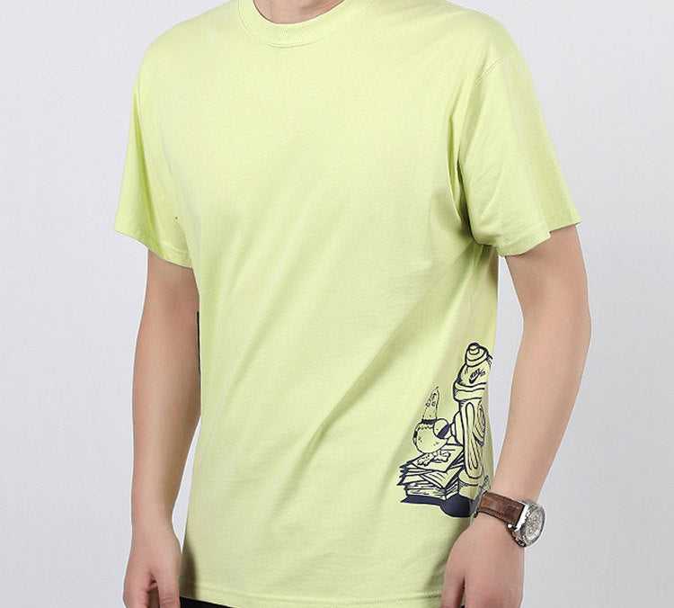 Nike SB Cartoon Printing Skateboard Short Sleeve Gray CU0299-367