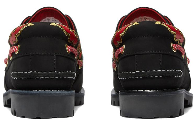 (WMNS) Timberland 3-Holes Boot Shoes x CLOT 'Black' A5Z6UW