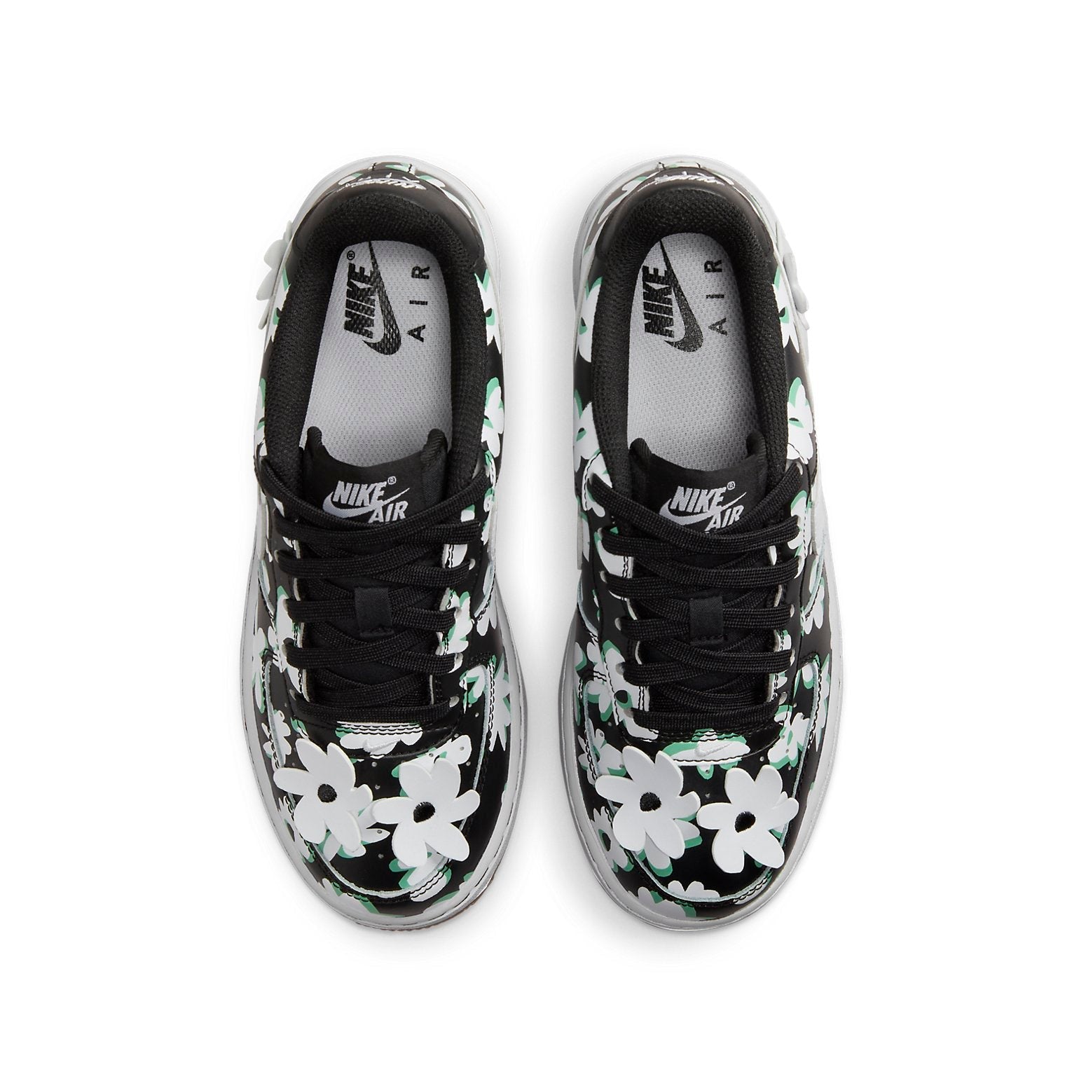 (GS) Nike Air Force 1 LV8 'Black White Flowers' DZ2663-001