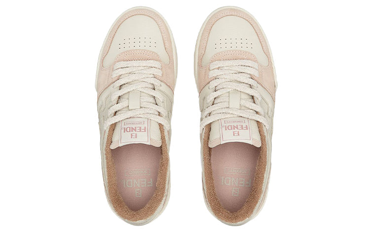 (WMNS) FENDI Match Low Top Suede 'Pink Beige' 8E8252AHH2F1FHT