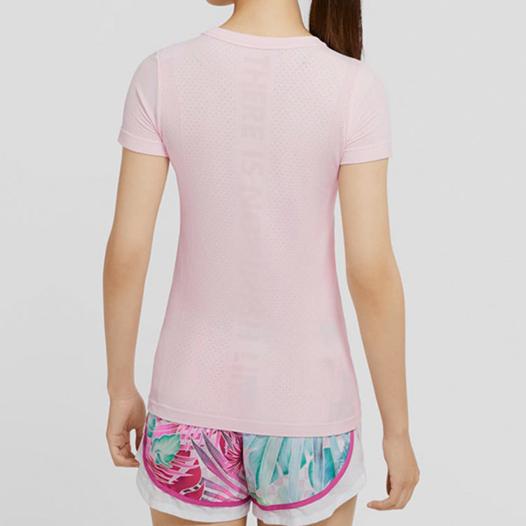 (WMNS) Nike Infinite Dri-FIT Running Short Sleeve 'Pink' CU3121-663