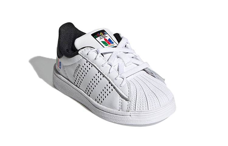 (TD) adidas Superstar 'Colorful Trefoil - Cloud White' FX7454