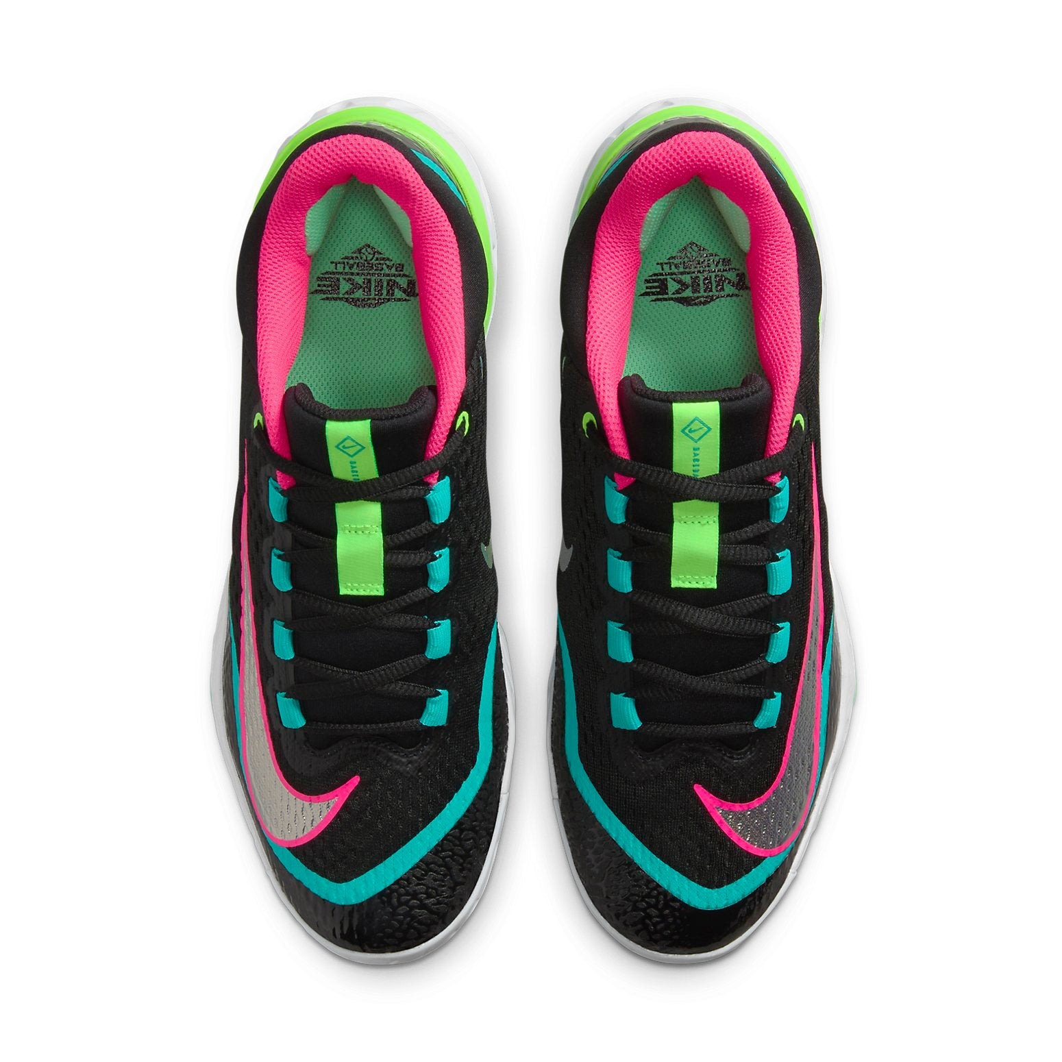 Nike Alpha Huarache Elite 4 Low MCS 'Black Teal Pink' FQ7724-001