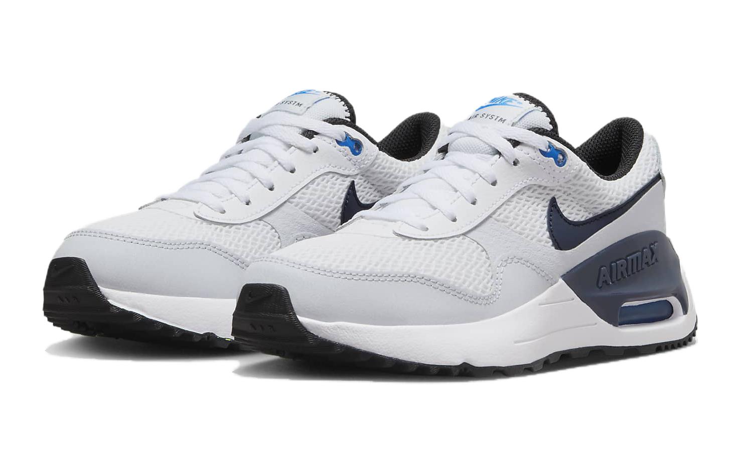 (GS) Nike Air Max SYSTM 'White Thunder Blue' DQ0284-112