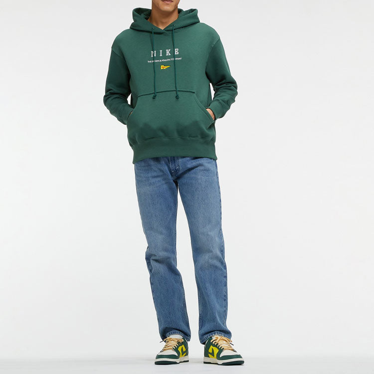 (WMNS) Nike Sportswear NSW OS Fleece Pullover L/S Hoodie 'Green' FD0855-333