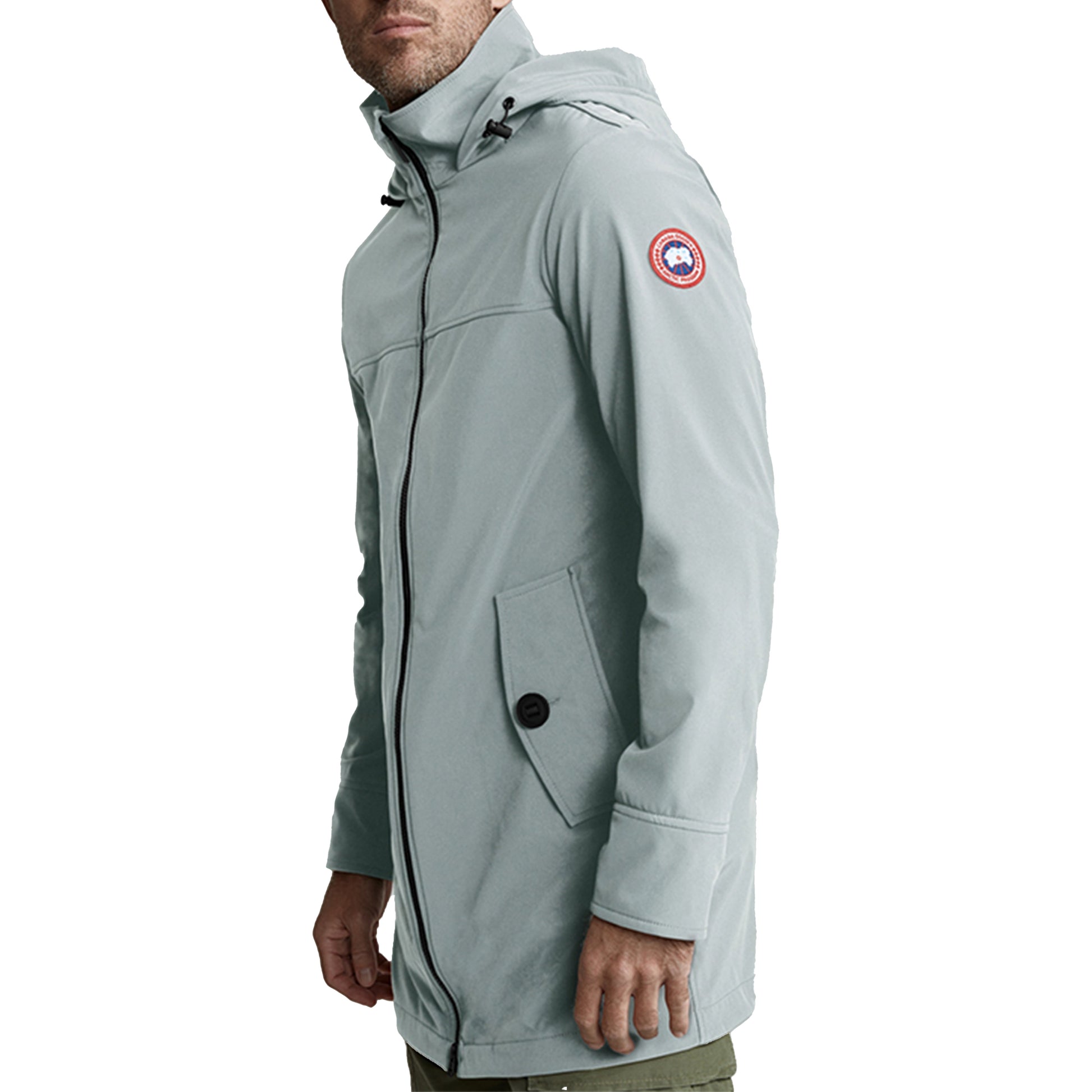 Canada Goose Kent Zip-Up Jacket For Men Grey 2412M-477