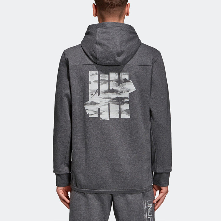 adidas x Undefeated Crossover Logo Pullover 'Dark Gray' DN8783