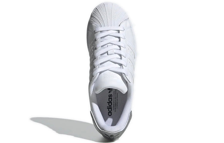 (GS) adidas Superstar J 'Cloud White Grey' FV3703