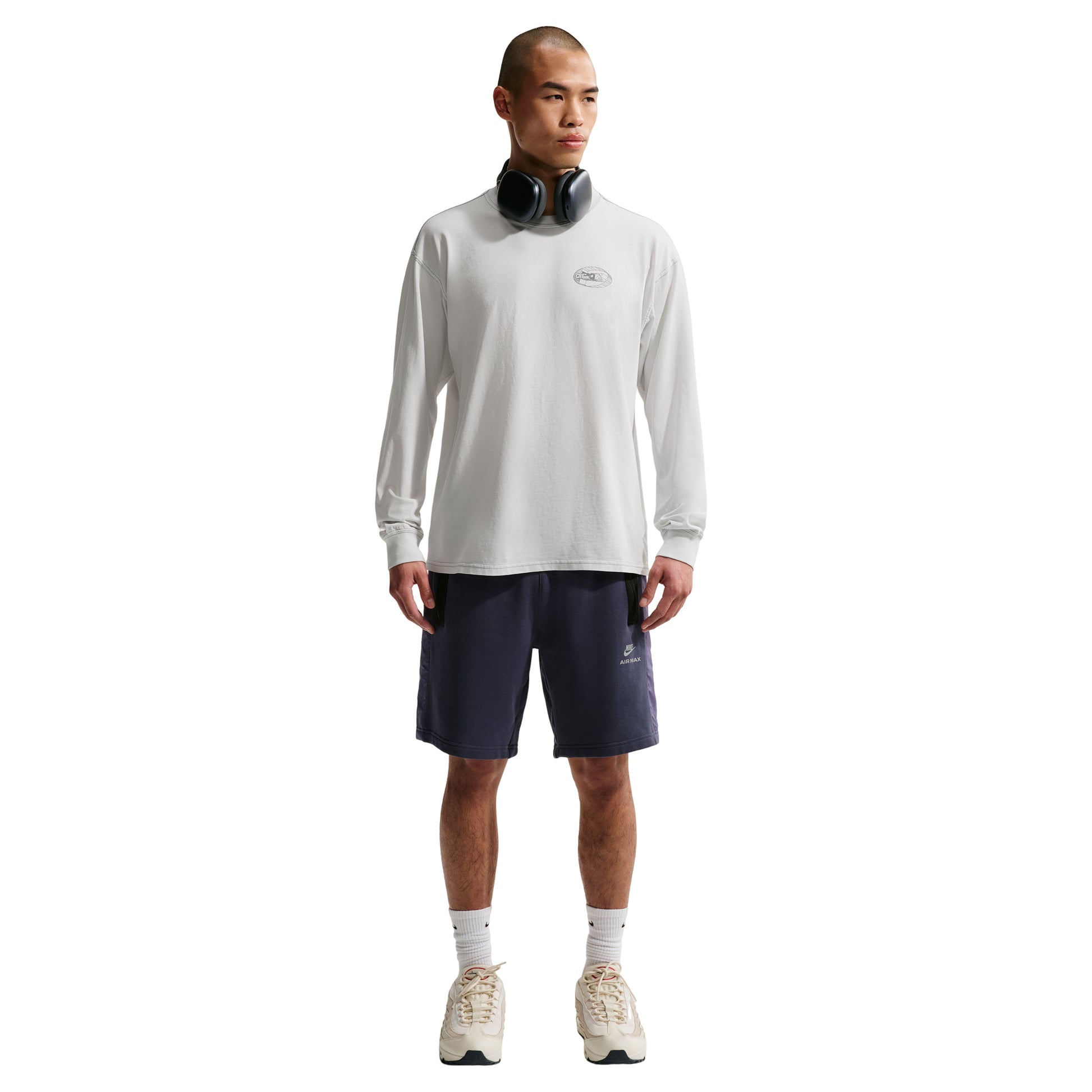 Nike City Pack long-sleeved T-shirt 'Off White Cool Grey' IQ3770-101