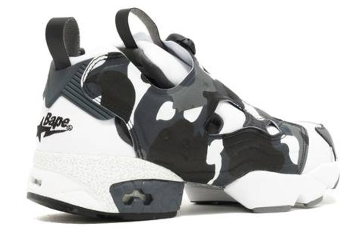 Reebok x A Bathing Ape x Mita InstaPump Fury 'White Black Camo' BD1355