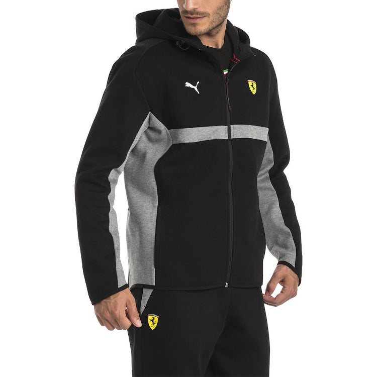 PUMA Scuderia Ferrari Hooded Sweat Jacket 'Black' 576707-02