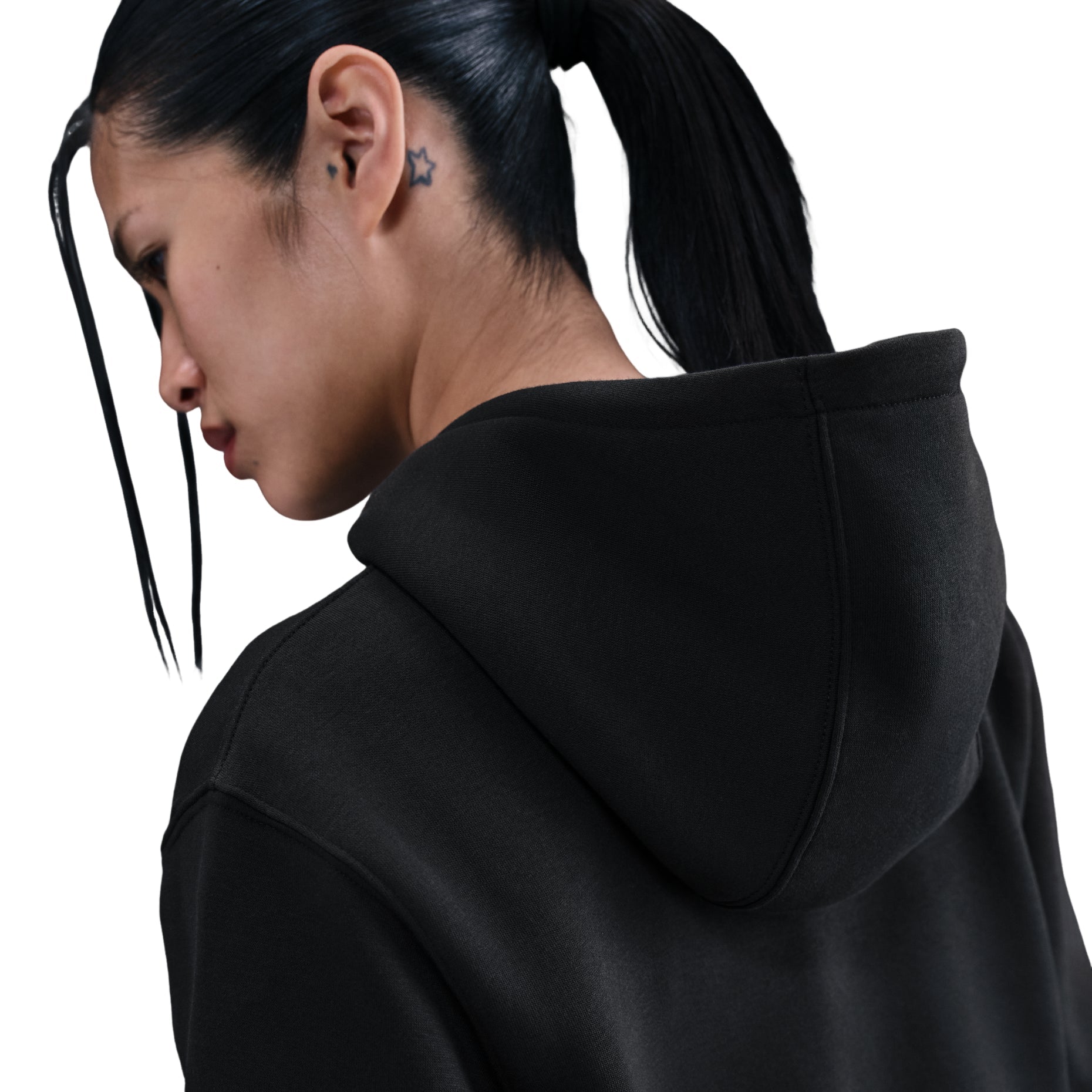 Nike x Stranger Things Fleece Hoodie 'Black' IF8519-010
