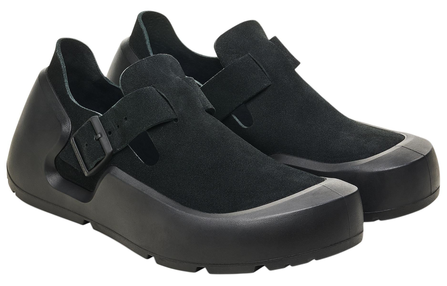 Birkenstock Reykjavik Nubuk Leather Shoes 'Black' 1027471