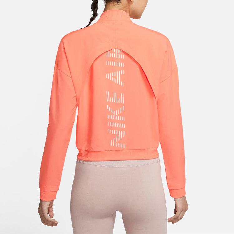 (WMNS) Nike Air Woven Quick Dry Reflective Logo Jacket 'Bright Orange' CZ9143-854