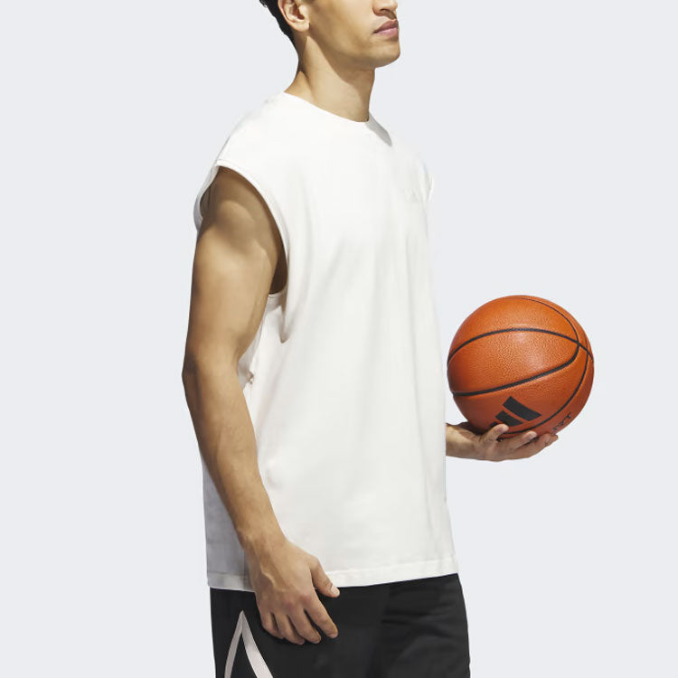 adidas Select Warm-Up Tank Top Logo 'White' IM4219