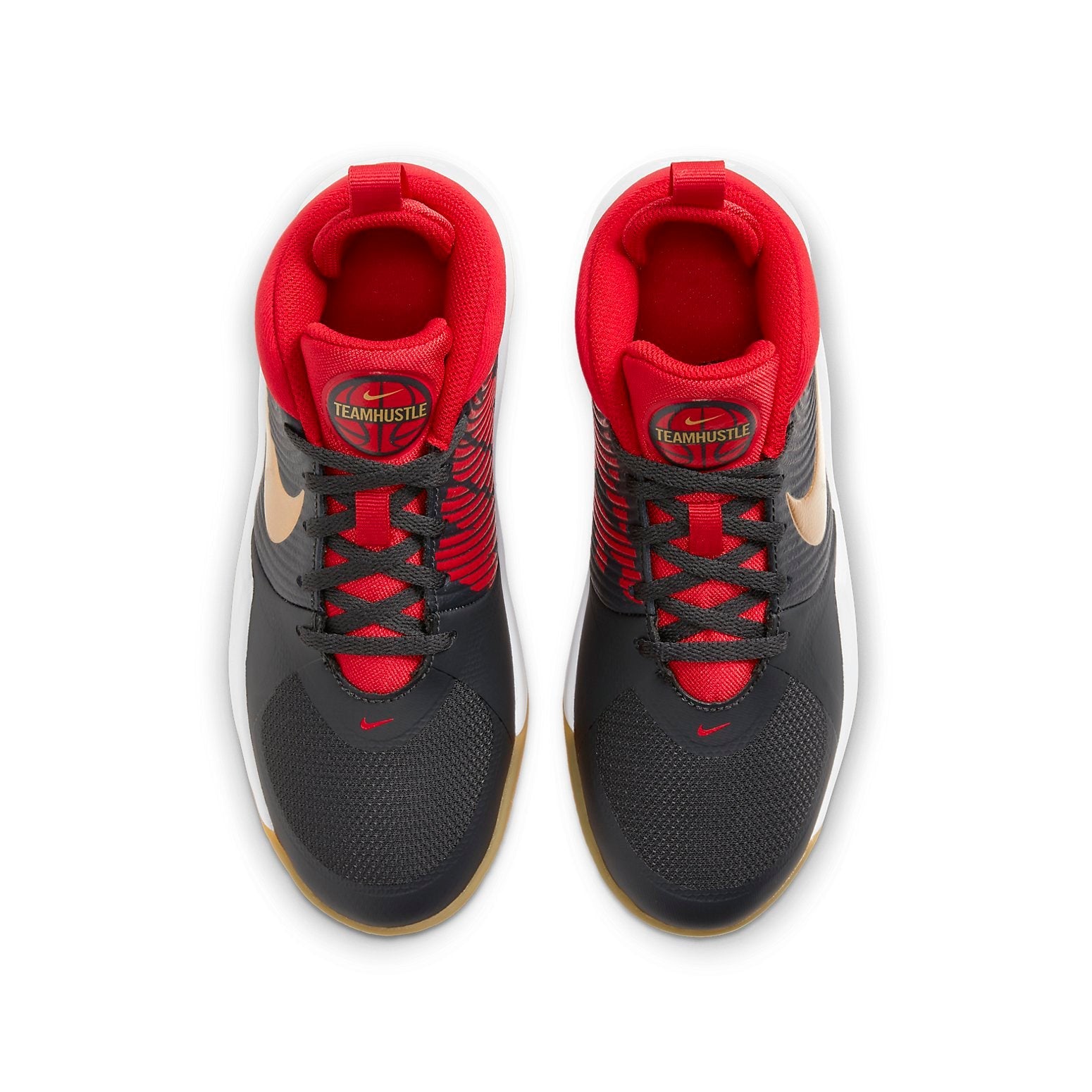 (GS) Nike Team Hustle D9 'Dark Smoke Grey Gold' AQ4224-011