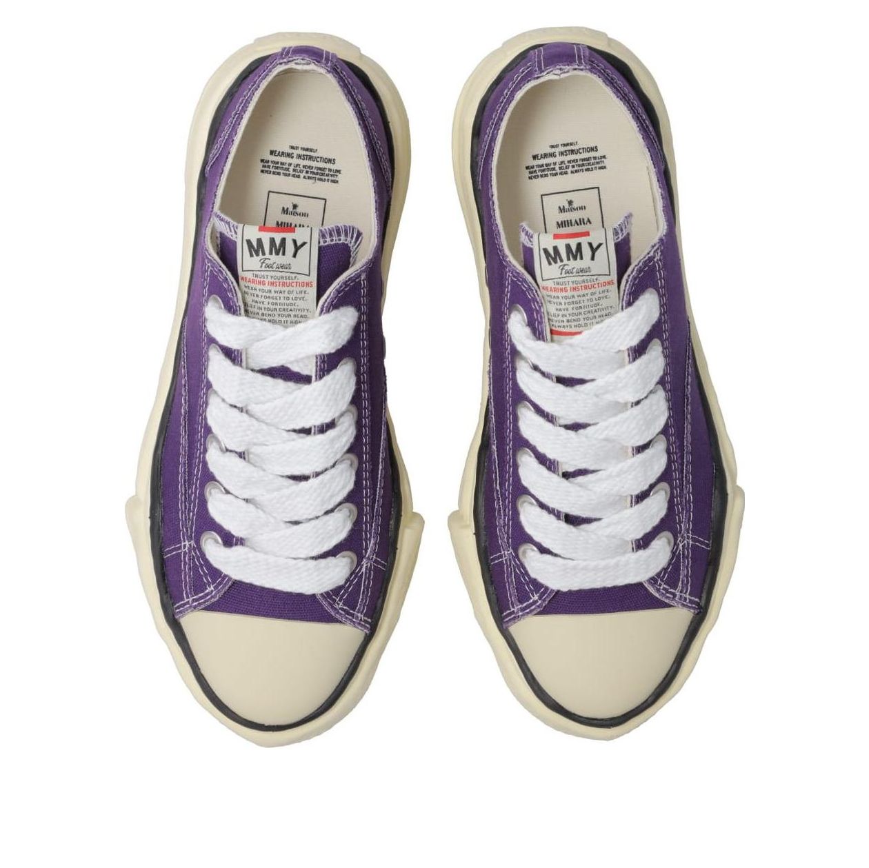 Maison MIHARA YASUHIRO Peterson VL OG Sole Canvas Low 'Purple' A09FW733-PURPLE