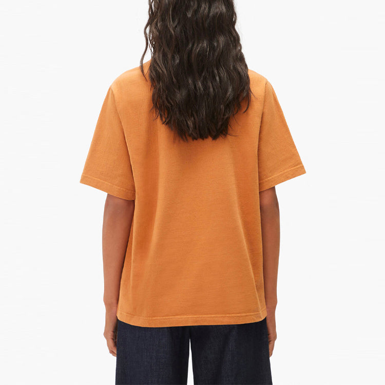 KENZO Tiger Head Pattern Printing Loose Round Neck Short Sleeve Orange FB62TS947401-15