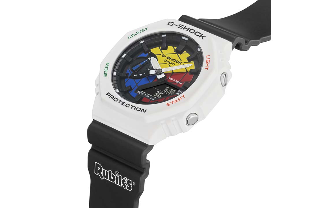CASIO G-Shock Analog-Digital 'White Black' GAE-2100RC-1APR