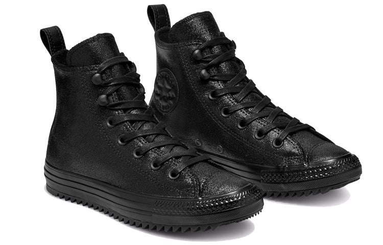 (WMNS) Converse Space Mountain Hiker Chuck Taylor All Star High Top Suede Black Samurai 566111C