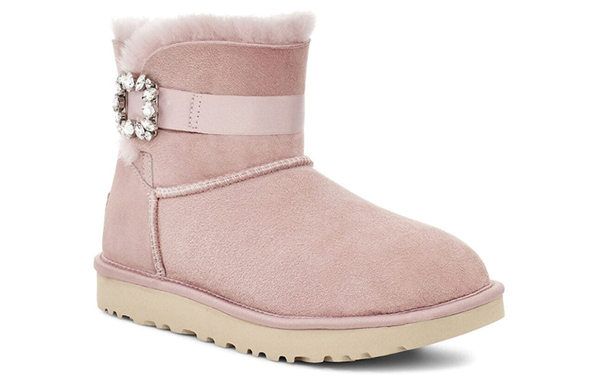 (WMNS) UGG Karlie Brooch 'Pale Pink' 1110430-PCRY