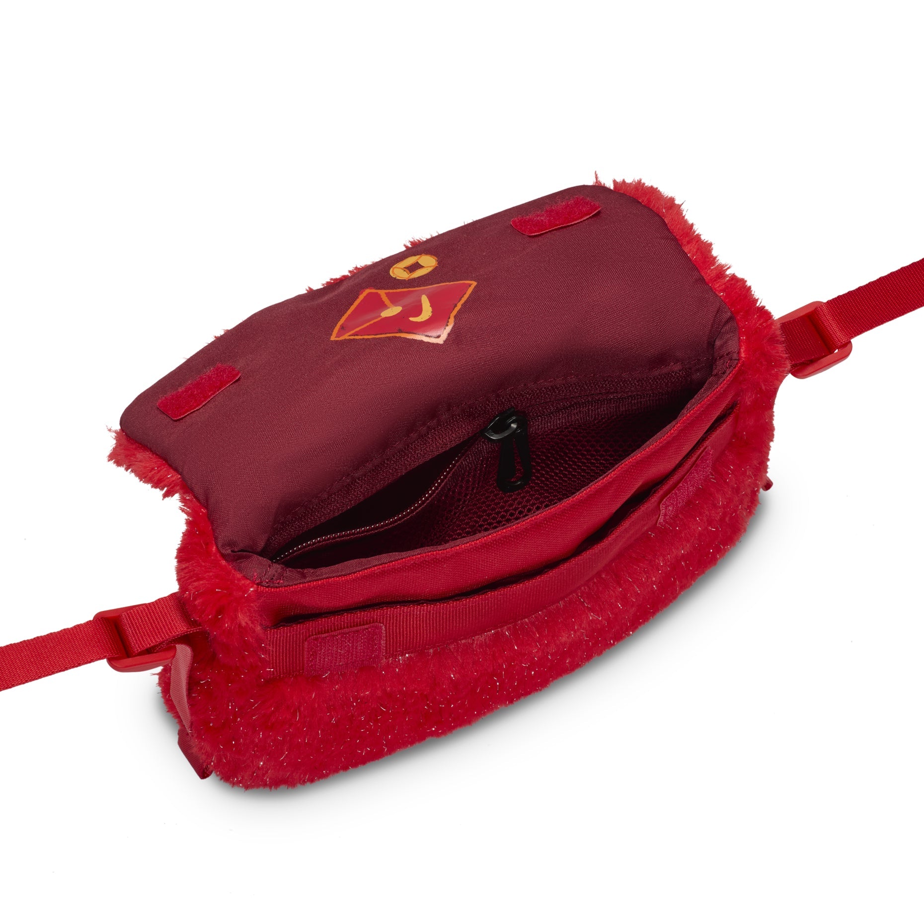 (GS) Nike CNY Kid Faux Fur Crossbody Bag 'Year of the Snake' HV6119-657