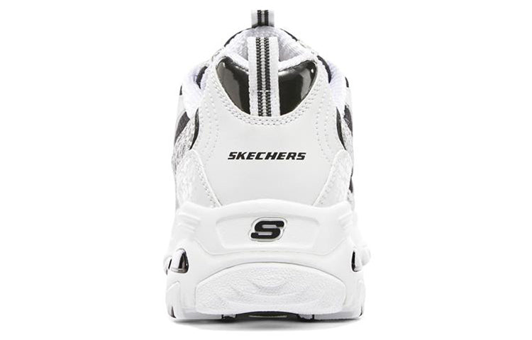 (WMNS) Skechers D'lites 4.0 'White Black' 896135-WBK