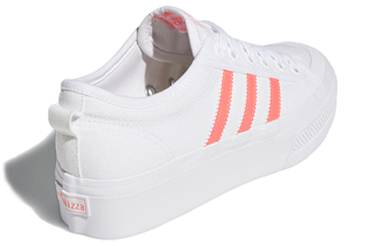 (WMNS) adidas Nizza Platform 'White Signal Pink' FY2260