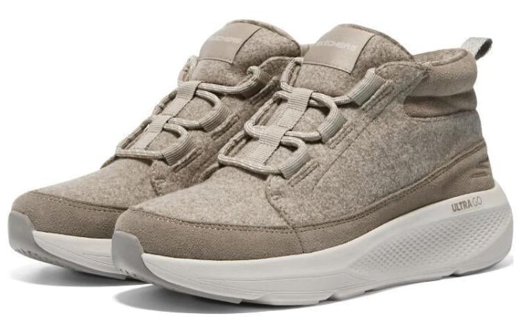 (WMNS) Skechers Ultra Go Shoes 'Beige Brown' 144532-DKTP