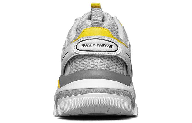 Skechers Stak-Ultra Low-Top Running Shoes Grey/Yellow 66255-WYL